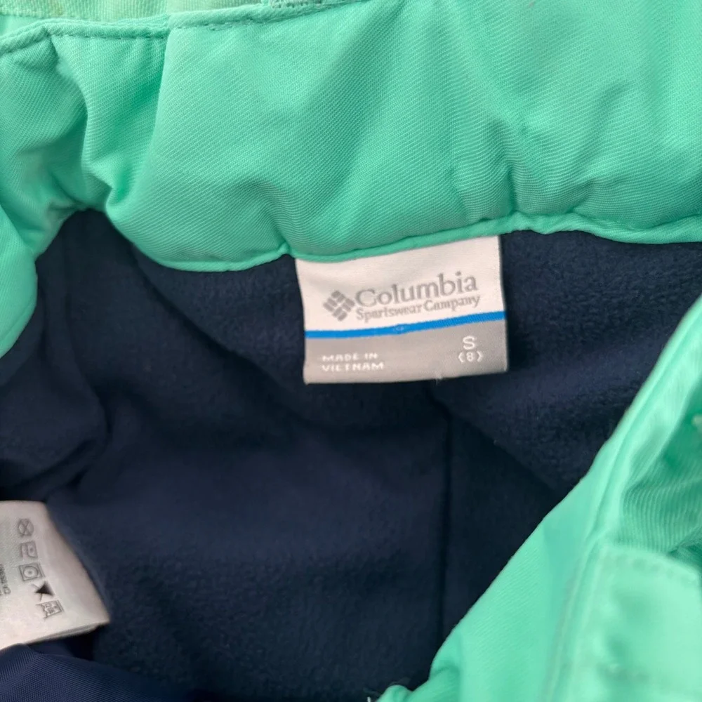 Columbia Bugaboo Kids Snow Pants Teal Waterproof Insulated Ski Winter  Small-8